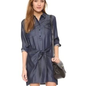 CLUB MONACO DENIM SHIRTDRESS